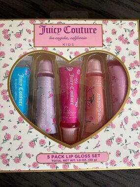 Juicy Couture Kids Lip Gloss 5pcs NWT